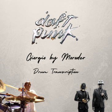 omar hakim giorgio by moroder drum transcription