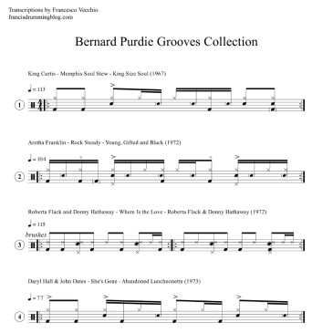 bernard purdie drum transciptions