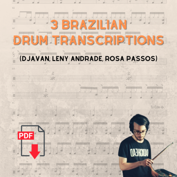 3 brazilian drum transcriptions