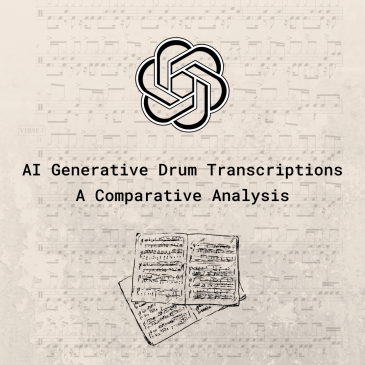 AI generative drum transcriptions