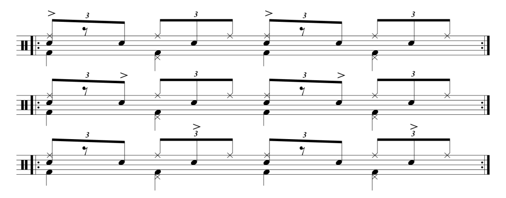 jazz drumming quarter note triplets exercises